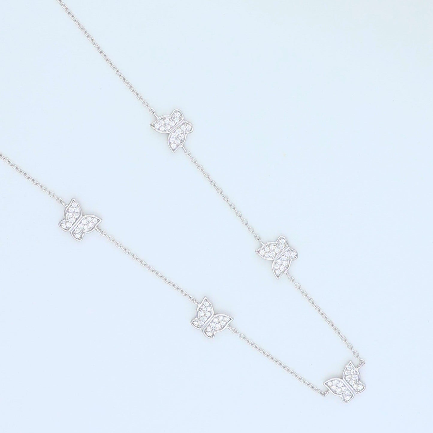Butterfly Twinkling Fancy women neck wear 925 Dc-83