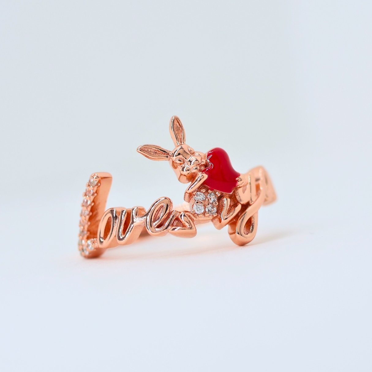 Loveable Rosegold Finishing Ring (adjustable ring) 925
