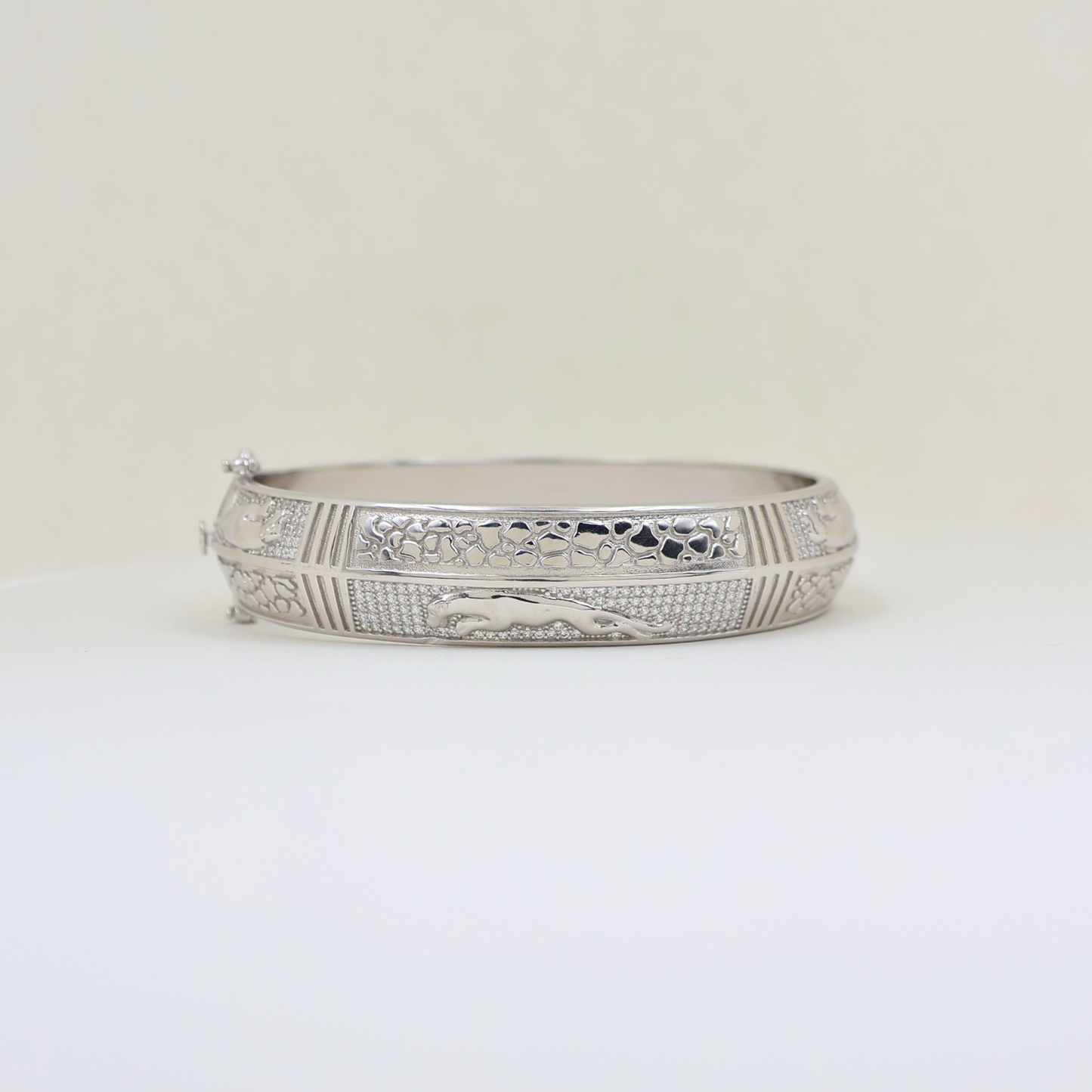 Fancy Mens kada silver 925