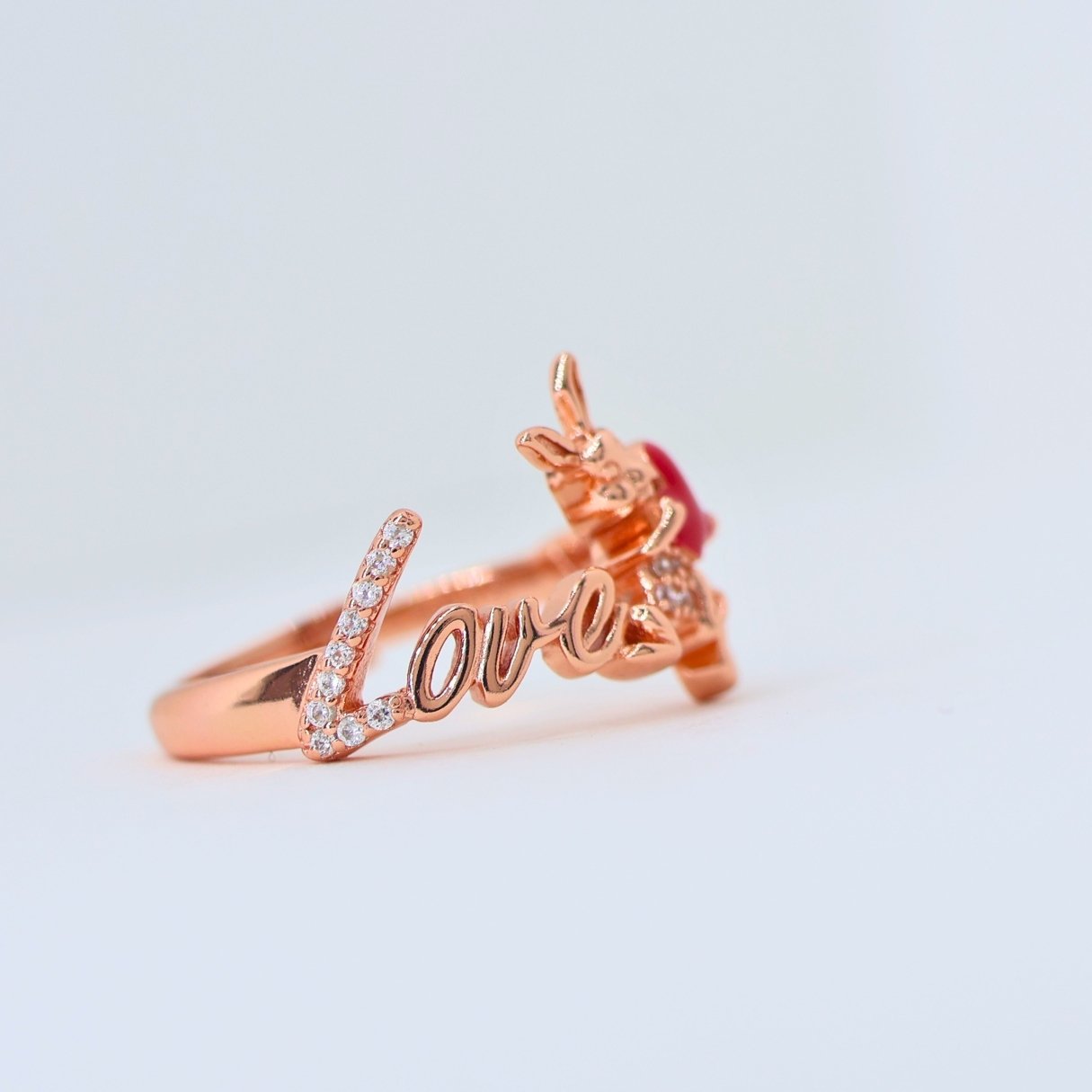 Loveable Rosegold Finishing Ring (adjustable ring) 925