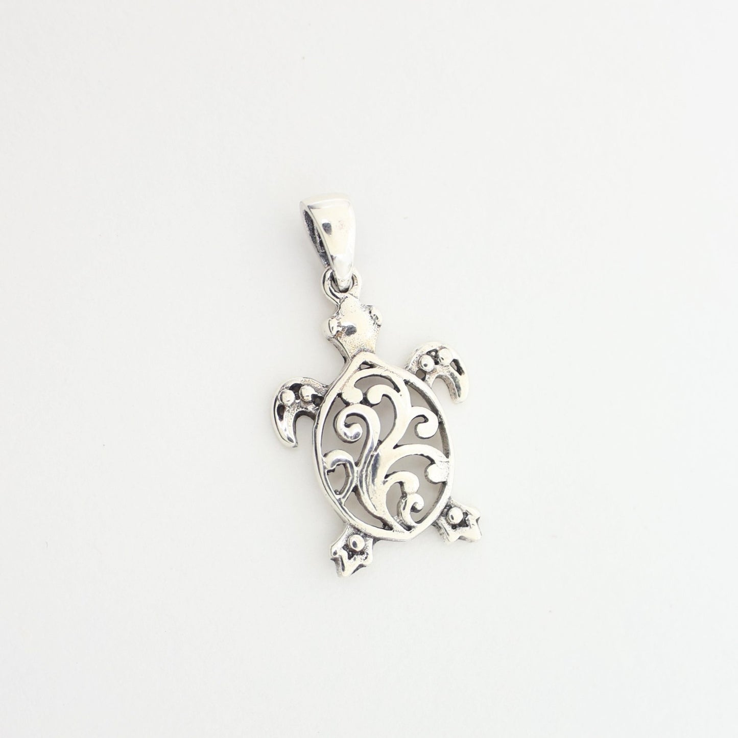 925 Silver Tortise Pendant