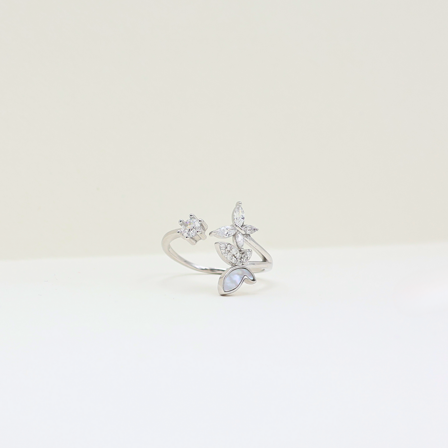 Twinkling Fancy Silver Ring (adjustable ring)925