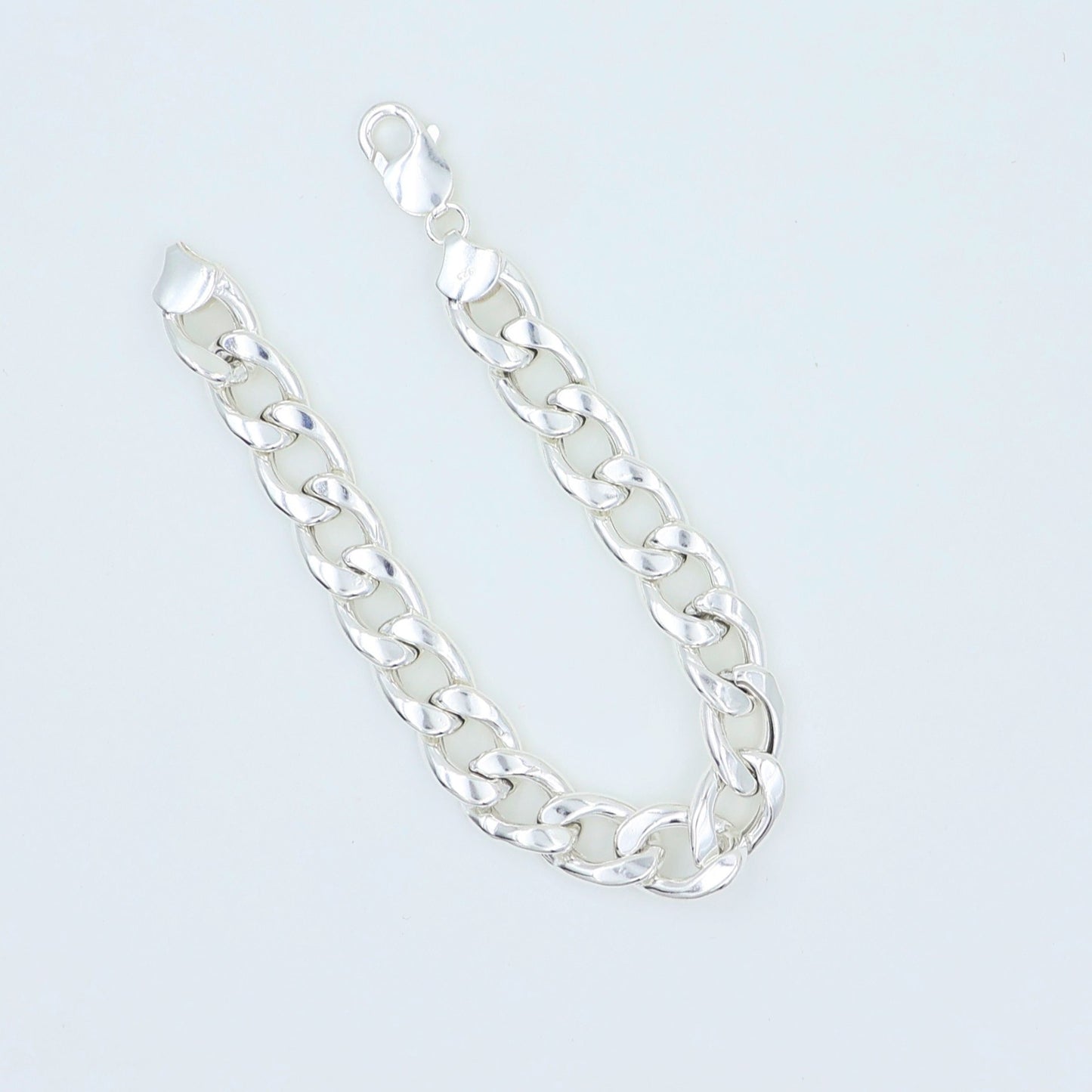 925 Silver Classy Link Bracelet For Him
