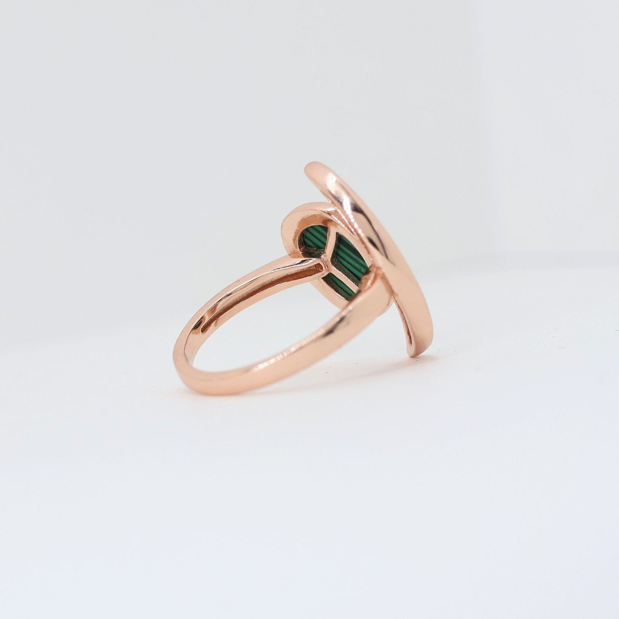 Unique silver ring moon design (adjustable ring)925