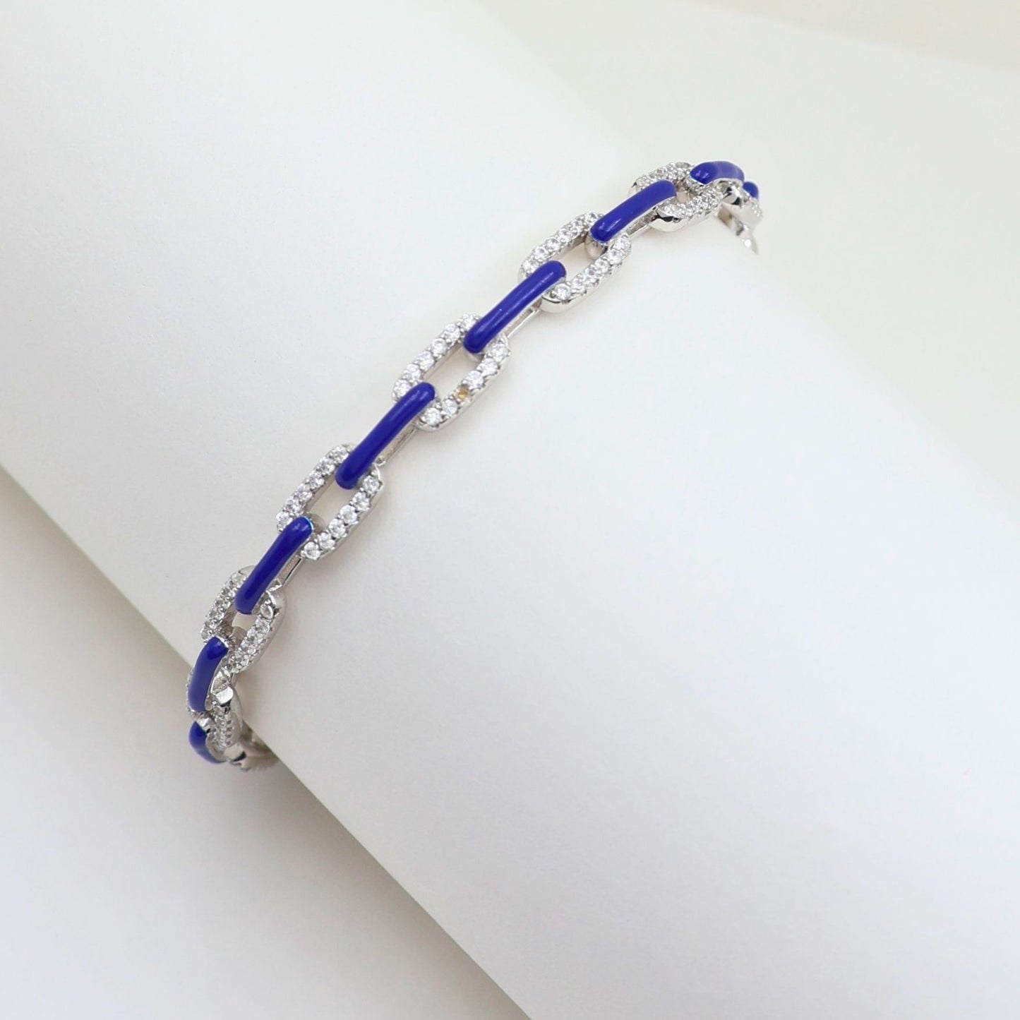Allure Blue 925 Silver Kada