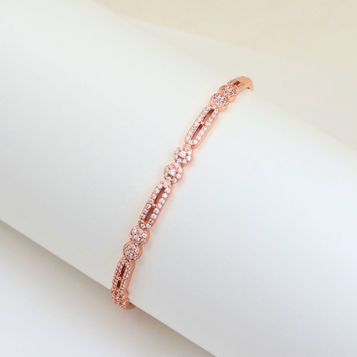Rosegold unique Silver Kada 925