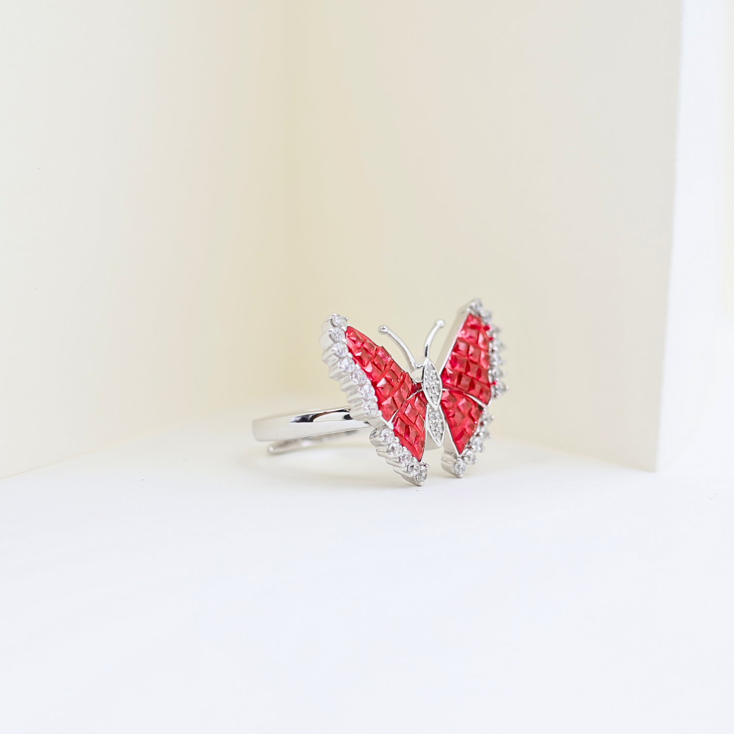 Butterfly Allure Fancy Ring (Adjustable Ring)925