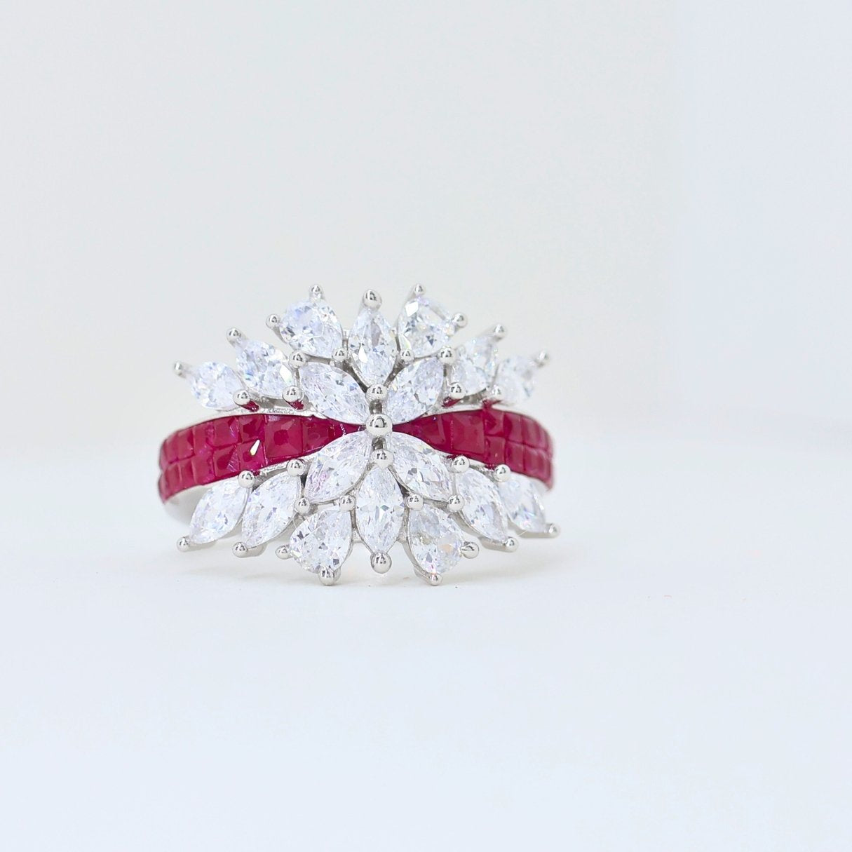 Twinkling Fancy Silver Ring (adjustable ring)925