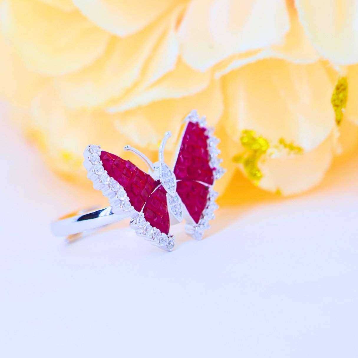 Butterfly Allure Fancy Ring (Adjustable Ring)925