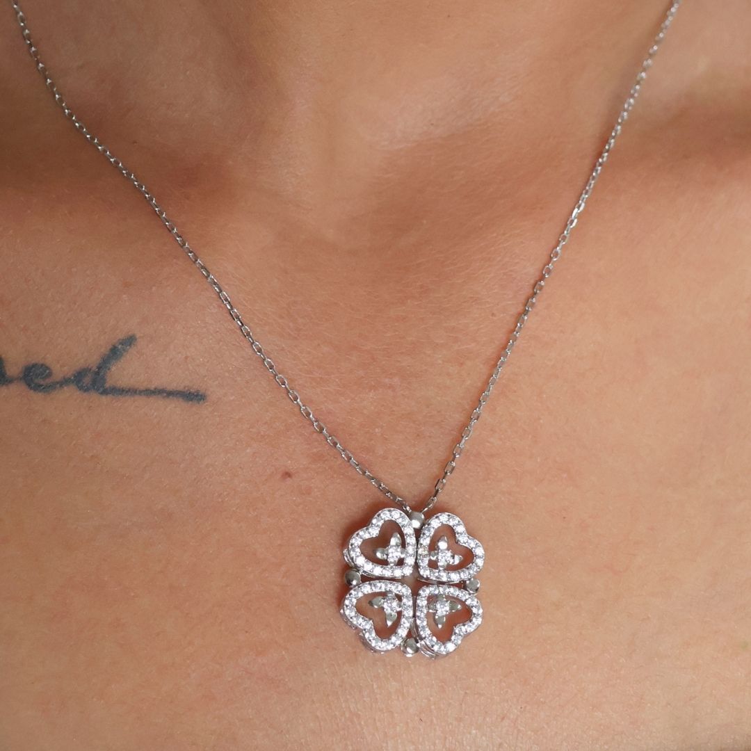 Ladies Fancy Silver Chain magnetic 925