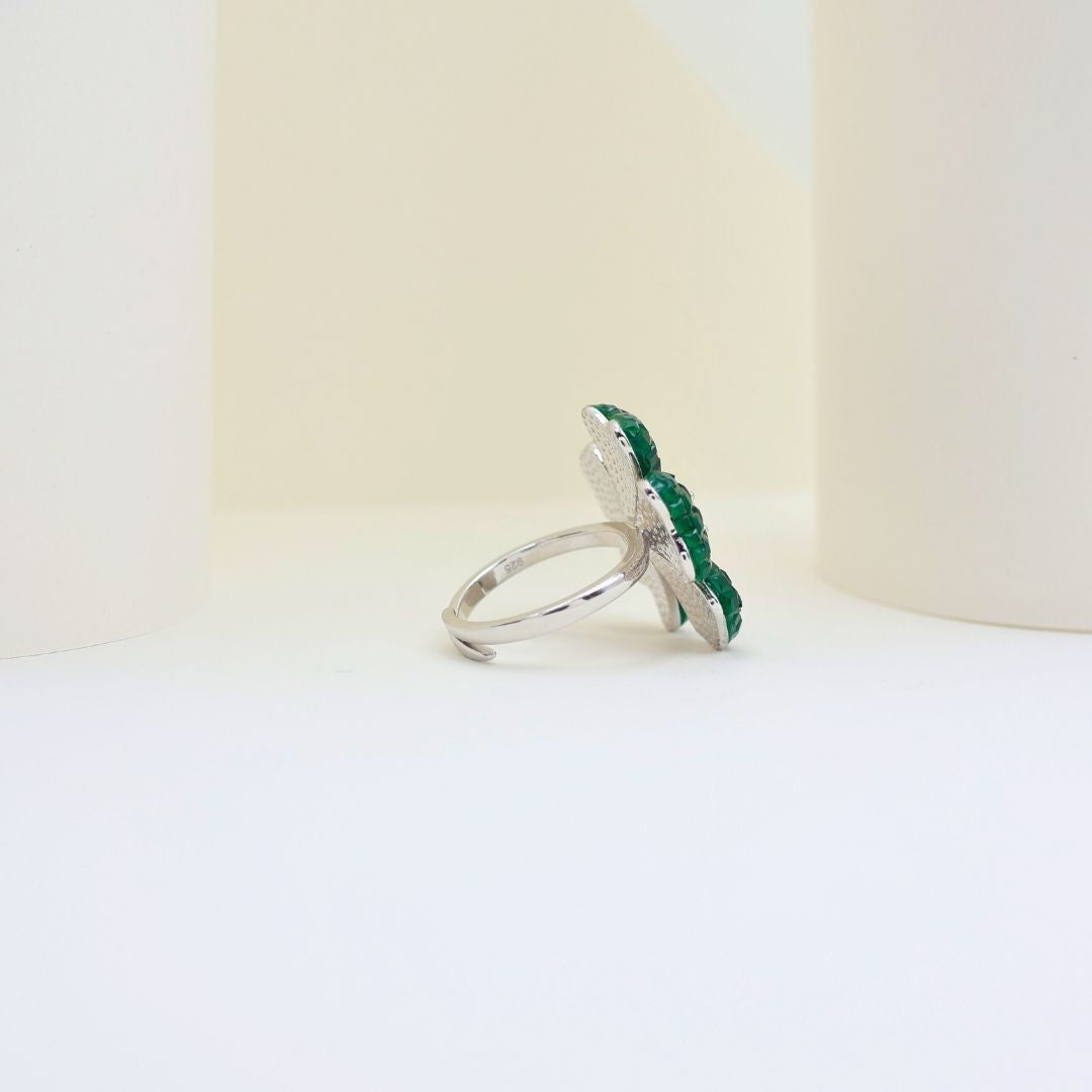 Twinkling Fancy Silver Ring (adjustable ring)925