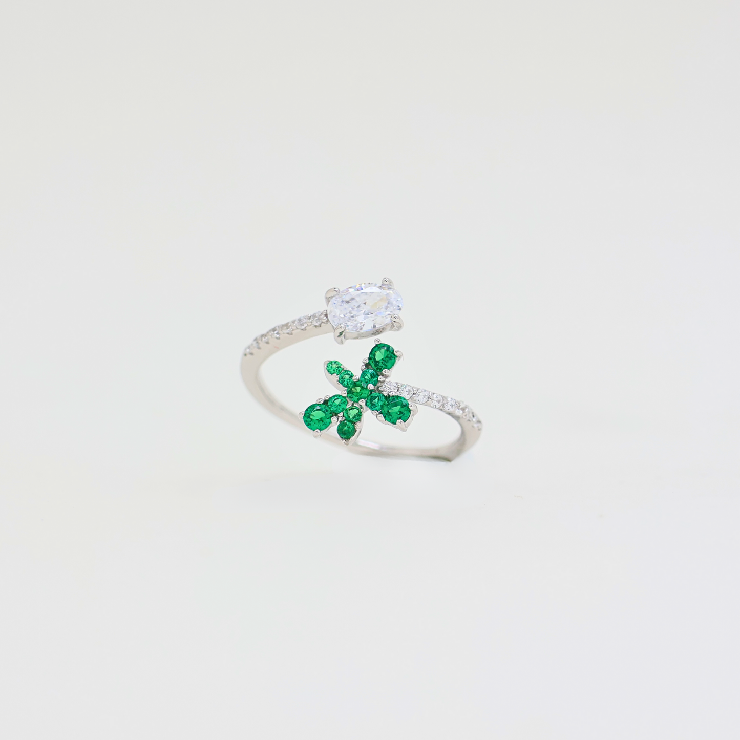Twinkling Fancy Silver Ring (adjustable ring)925