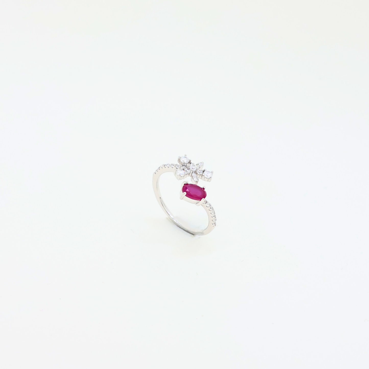 Twinkling Fancy Silver Ring (adjustable ring)925