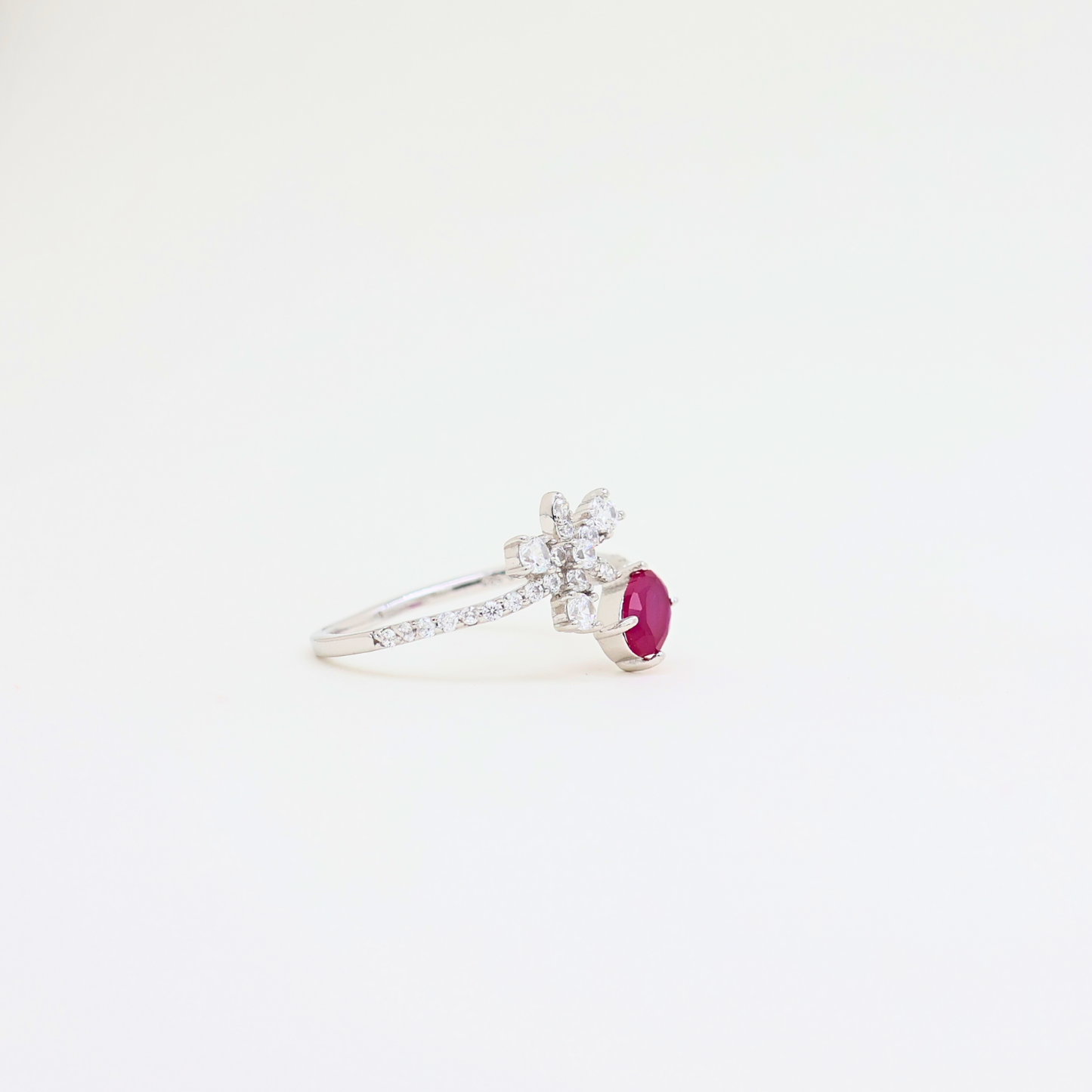 Twinkling Fancy Silver Ring (adjustable ring)925
