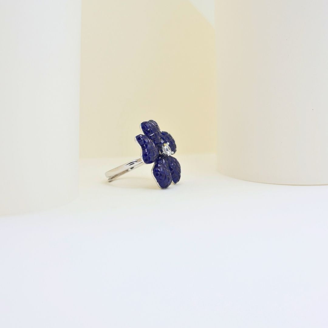 Twinkling Fancy Silver Ring (adjustable ring)925