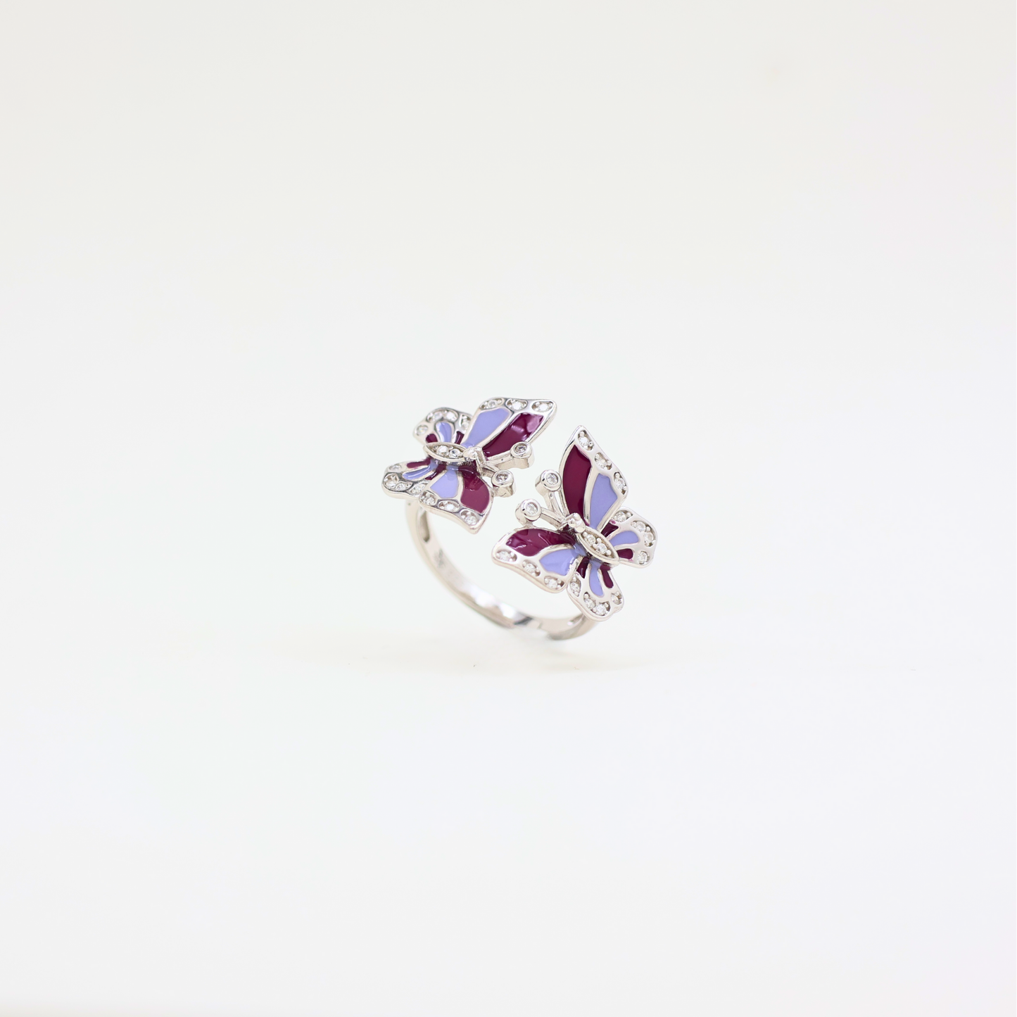 Butterfly silver ring (adjustable ring)925