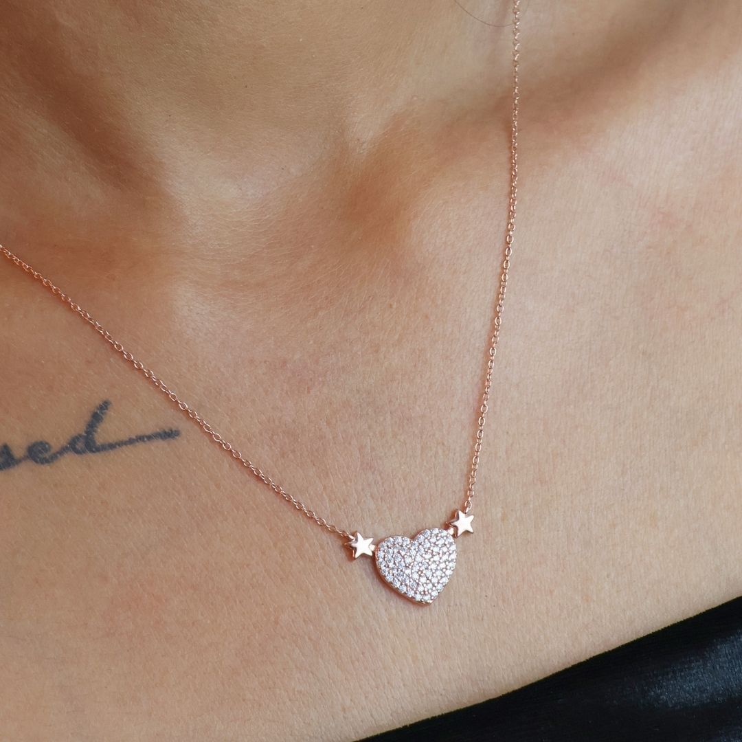 Ladies Fancy Silver Chain with Pendent 925