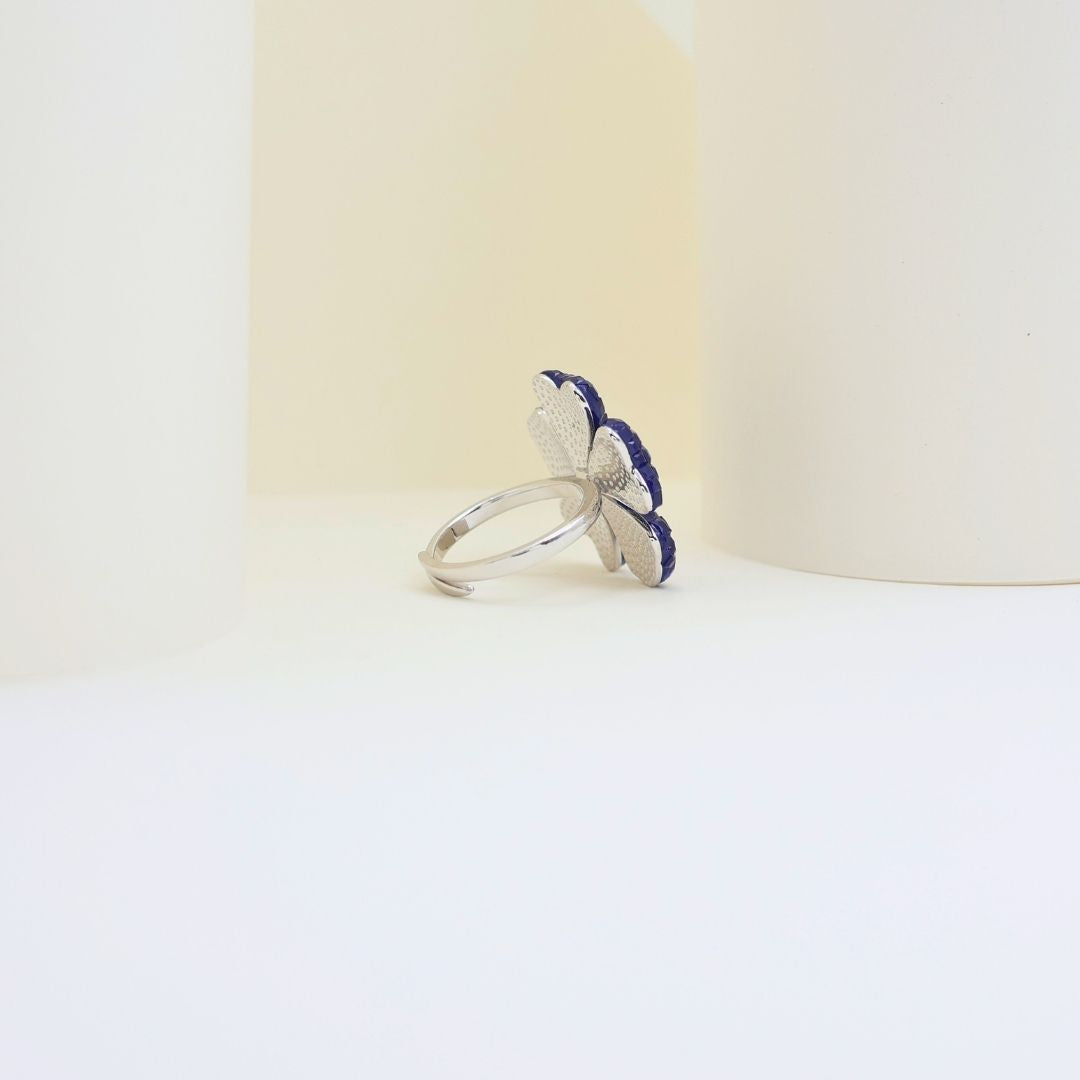 Twinkling Fancy Silver Ring (adjustable ring)925
