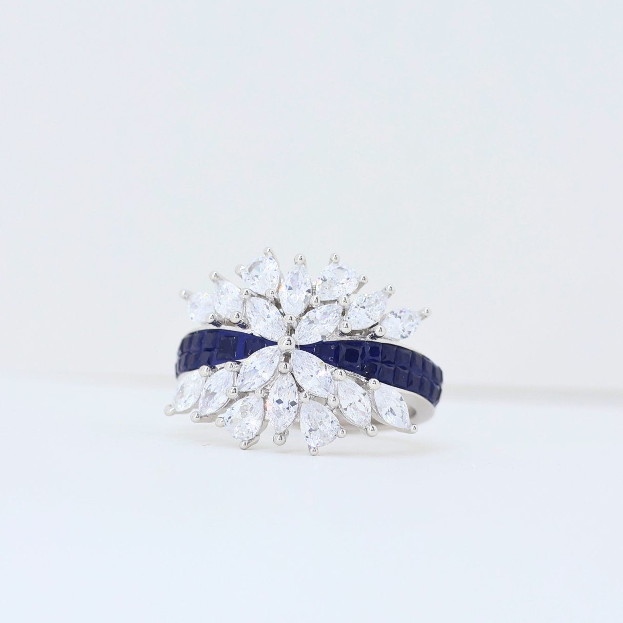 Twinkling Fancy Silver Ring (adjustable ring)925