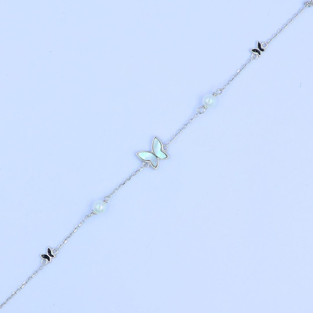 Silver Butterfly Bracelet 925