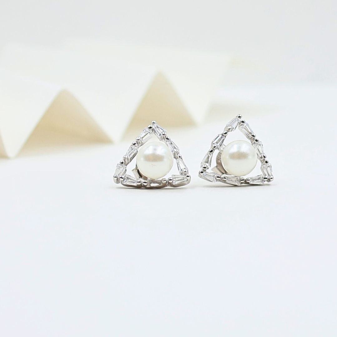 Only Silver Pendant Earring Set