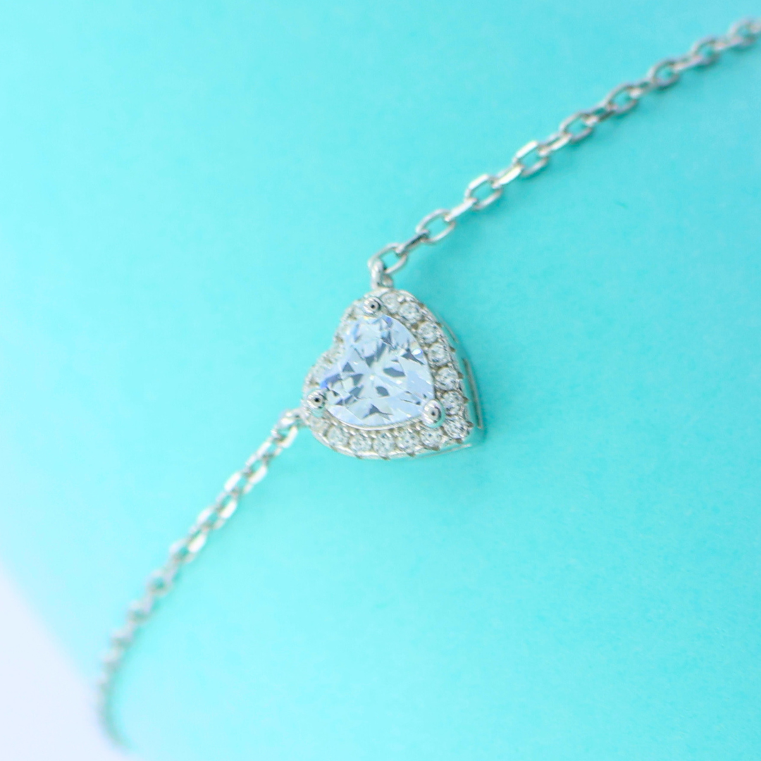 Silver Heart Bracelet 925