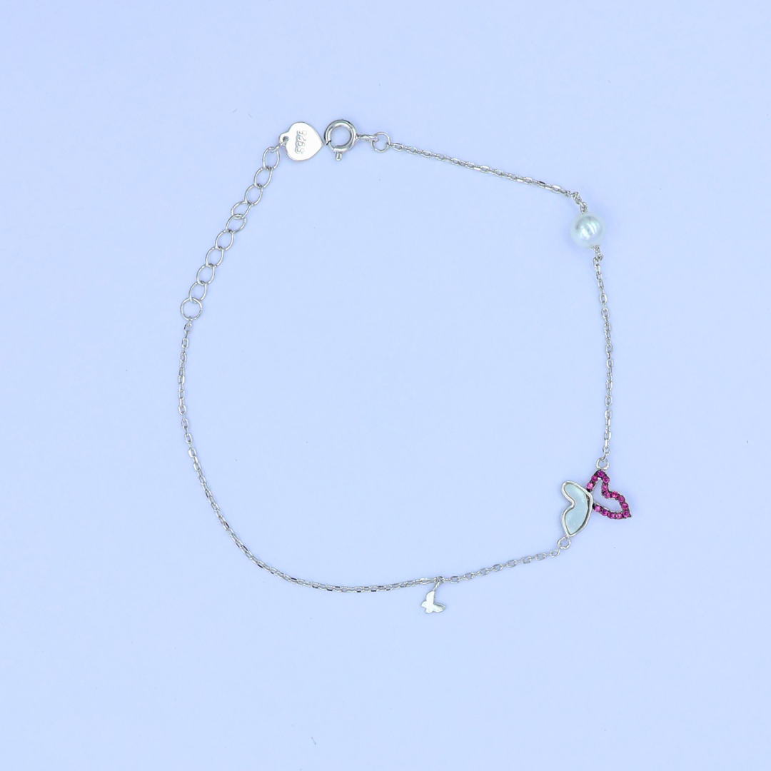 Silver Butterfly Bracelet 925