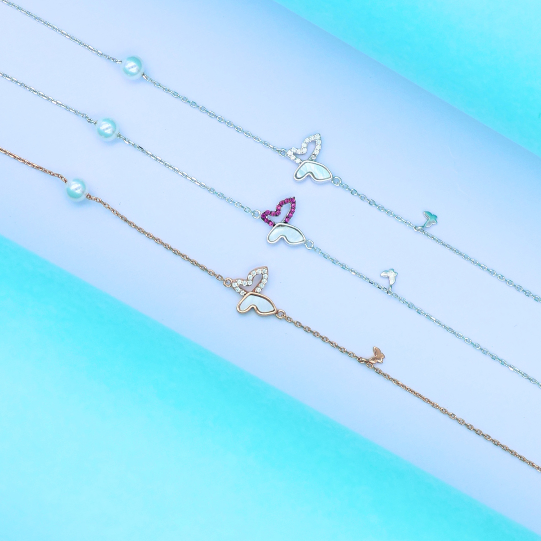 Rosegold Butterfly  Bracelet 925