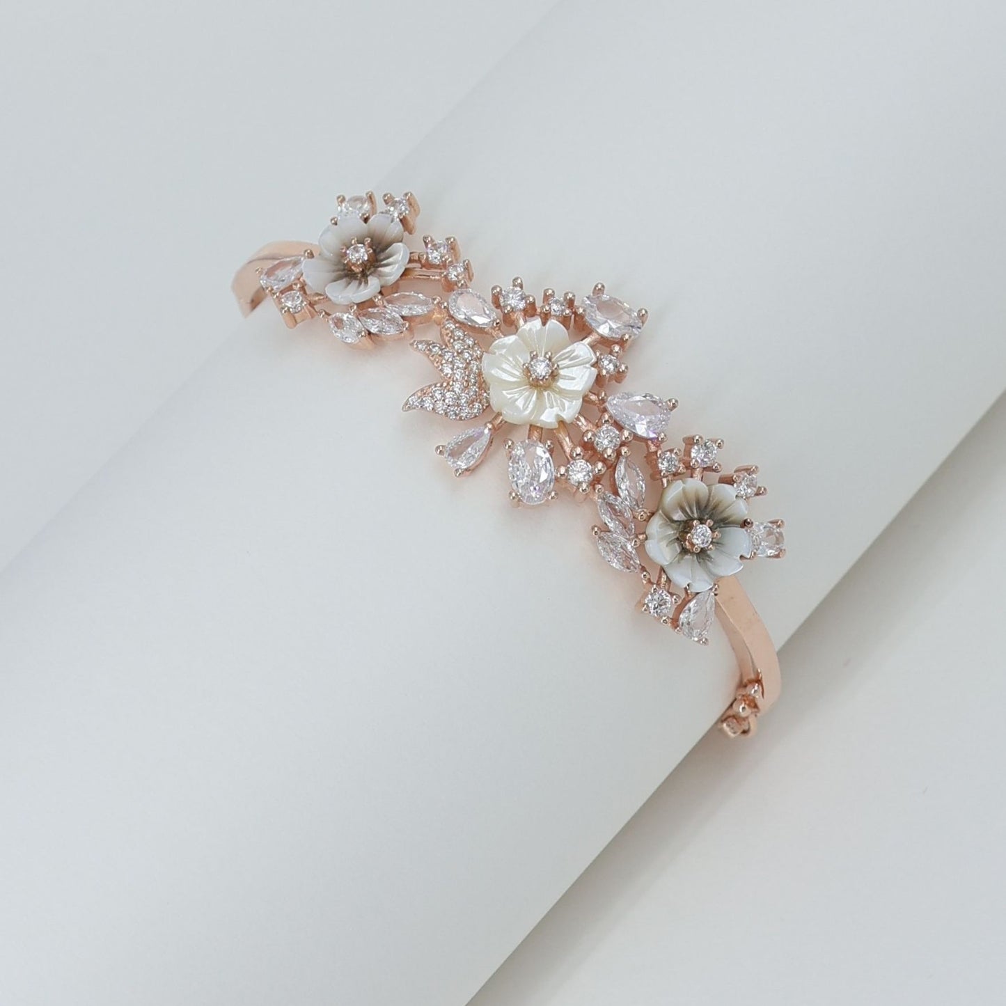 Rosegold finishing 925 Silver Kada