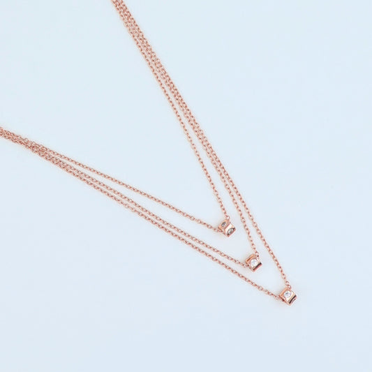 Rosegold fancy women neck wear 925 DC-87