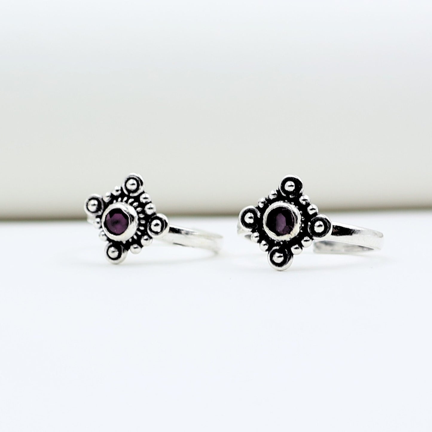 925 Silver Floral fancy Toe Ring Bichhiya
