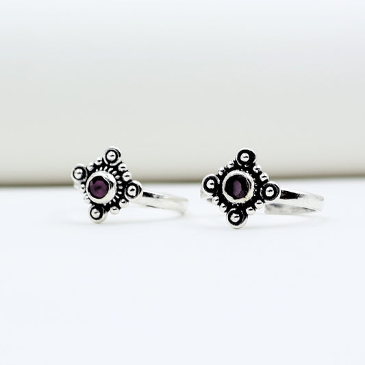 925 Silver Floral fancy Toe Ring Bichhiya