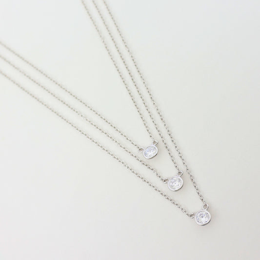 Silver Twinkling Fancy  women neck wear 925
