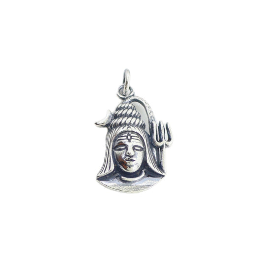 925 Silver Shiva Pendant