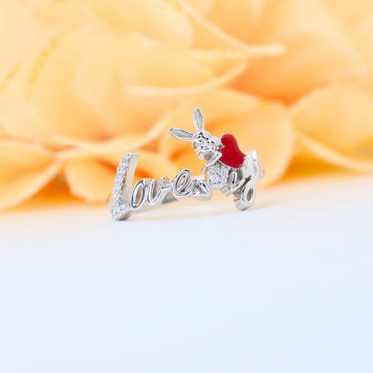 Loveable silver finishing ring (adjustable ring)925