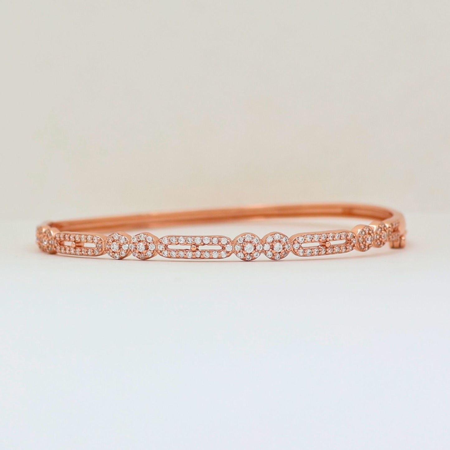 Rosegold  unique Silver Kada 925