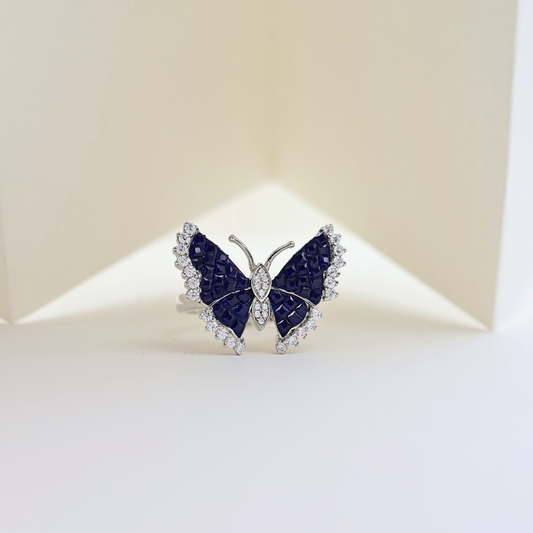 Butterfly Allure Fancy Ring (Adjustable Ring)925