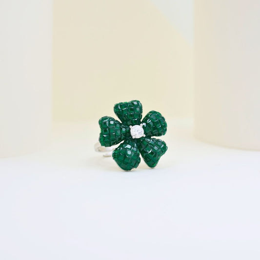 Twinkling Fancy Silver Ring (adjustable ring)925