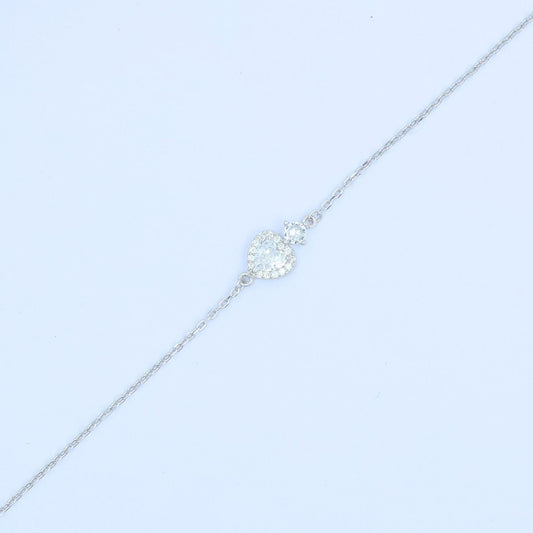 Silver 925 Heart Bracelet