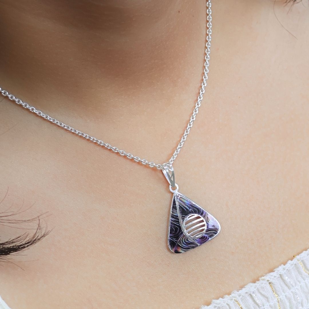 Unique design pendant set 925