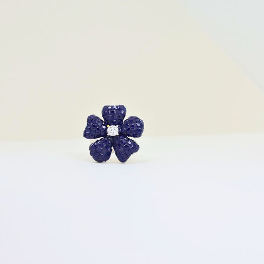 Twinkling Fancy Silver Ring (adjustable ring)925
