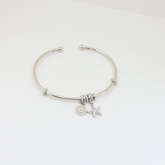 Star &moon 925 Silver Kada