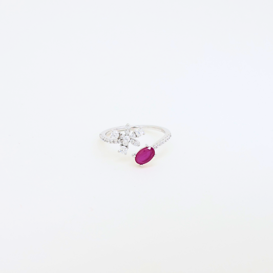 Twinkling Fancy Silver Ring (adjustable ring)925