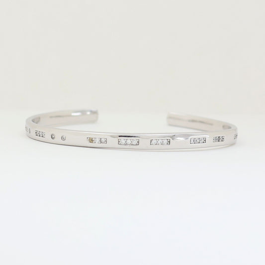 Unique Ladies Silver Kada 925
