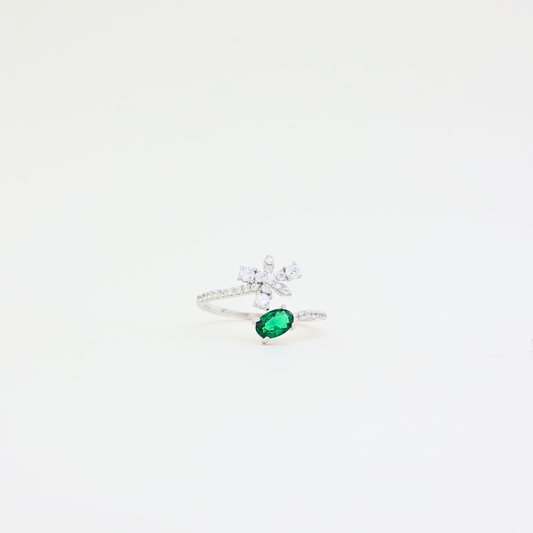 Twinkling Fancy Silver Ring (adjustable ring)925
