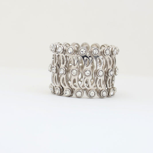 Silver Kada Combine To Ring 925 Silver