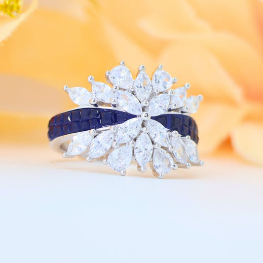 Twinkling Fancy Silver Ring (adjustable ring)925