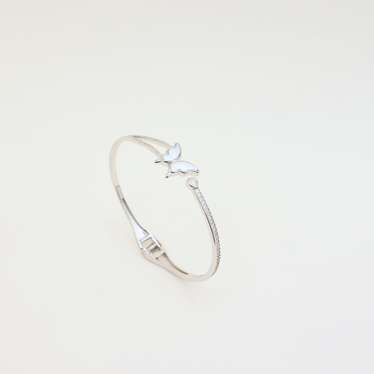 Butterfly Allure unique Silver Kada 925