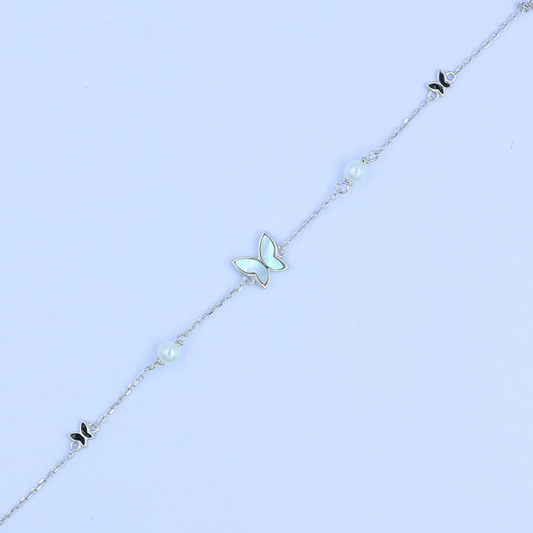 Silver Butterfly  Bracelet 925