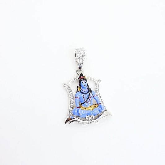 Silver shiv Gents Pendant 925 (only pendant)